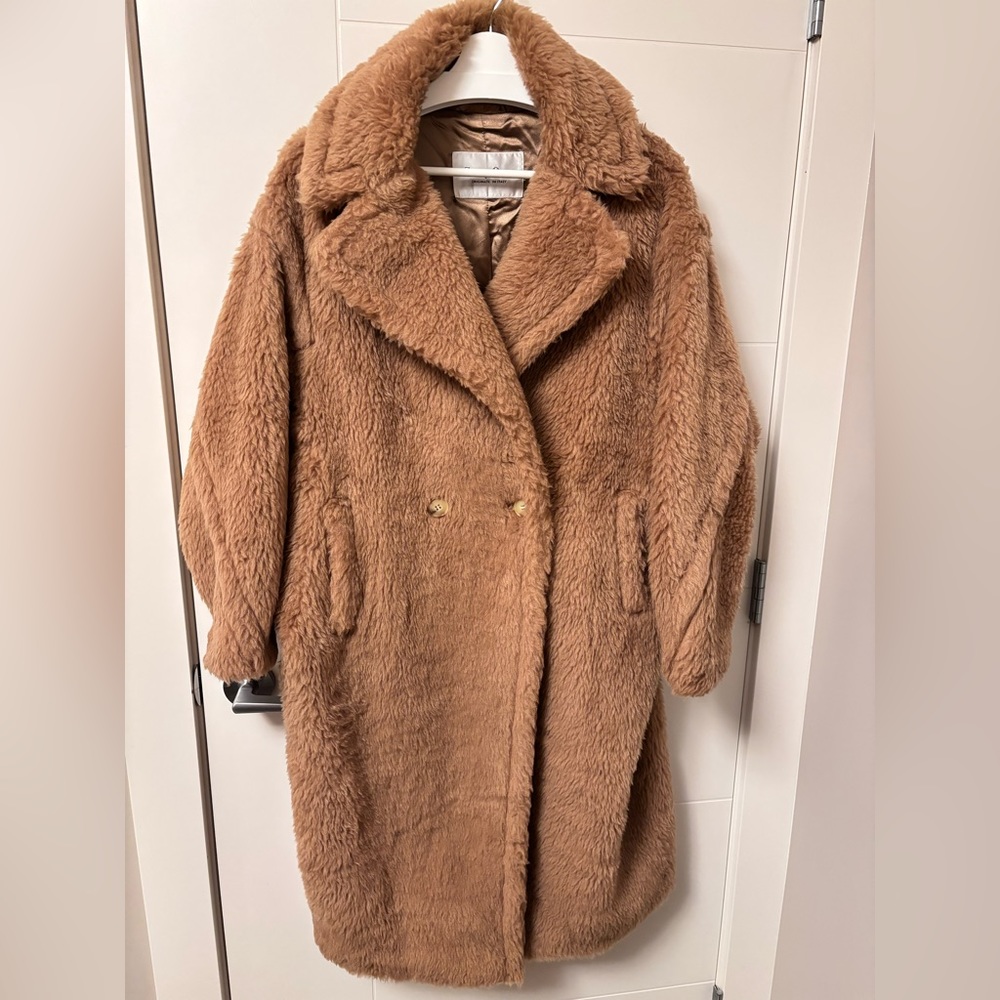 Camel Hair Teddy Coat